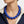 Mod Style Royal Blue Chunky Bead Necklace