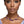 Omega Psi Vibrant Purple Gold Twisted Tube Necklace
