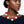 Mod Style Two Tone Red White Chunky Bead Necklace