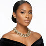 Chain Wild Child Leopard Stone Encrusted Necklace