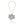 Long Y Brilliant Clear Blooming Flower Necklace