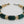 Vintage Marbled Green Resin Bead Toggle Necklace