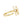Ring Gold Brass Glam CZ Spinning Quatrefoil Clover