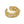 Brass Band CZ Monogram Flower Adjustable Ring