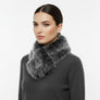 Scarf Luxe Faux Fur White Collar Winter Stole