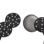 Western Belt Black Circular and Silver Cowboy Chic