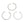 Bracelet Silver Coiled 3 Pcs Cuffs for Women