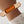 Wood Bead Brown and Gold Tubular Stretch Bracelet