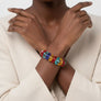 Multicolor Transparent Bead Stretch Bracelet