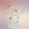 High Gloss Multicolor Pearlescent 3pc Bracelets