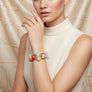 High Gloss Multicolor Pearlescent 3pc Bracelets