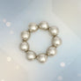 High Gloss Pearlescent Brown 24mm Bead Bracelet