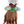 Bracelet Blue Green Iridescent Bubble Ball Bead