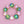 Bracelet Pink Green Iridescent Bubble Ball Bead