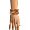 Bracelet Brown Wood 10mm Bead Bracelet Set