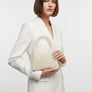 Top Handle Luxe Lady Cream Pearl Hollywood Handbag
