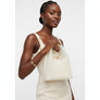 Top Handle Luxe Lady Cream Pearl Hollywood Handbag
