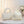 Barrel Bag Luminous Cream Pearl Woven Handbag