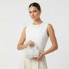 Barrel Bag Luminous White Pearl Woven Handbag