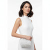 Barrel Bag Luminous White Pearl Woven Handbag