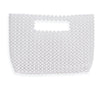 Clutch Vintage White Pearl Cut Out Handle Bag