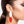 Drop Red Silver Leaf Medium Earrings for Women