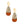 Dangle Gold Leopard Medium Drop Earrings for Women