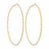 Hoops Large Twisted Gold Earrings for Women