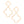 Dangle Earrings Gold Clover Cutout for Women