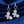 Hoop Hammered Silver Butterfly Long Drop Earrings