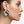 Stud Silver Interlocking Frame Structured Earrings