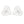 Stud Silver Wire Wrapped Angled Heart Earrings