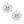 Clip On Runway Worthy Silver Pearl Round Earrings