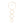 Necklace Gold Linked Rings Set for Women