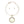 Choker Gold Formal Aurbo Round Radiant Pendant