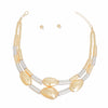 Necklace Metal Multi Beaded Set for Women