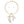 Pendant Gold Branch Clear Crystal Earthy Necklace
