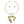 Pendant Gold Branch Pink Green Crystal Necklace