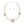 Necklace Gold Crystal Double Cut Chain for Women