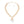 Gold Mademoiselle Pearl Charm Necklace