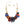 Necklace Dark Multi Bead Tribal Collar for Women