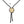 Bolo Necklace Black Stone Pearl Set for Women