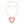 Necklace Pink Heart Snake Chain Set for Women