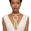Pendant Industrial Gold Flat Link Loop Choker Set