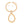 Necklace Gold Woven 3D Pendant Set for Women