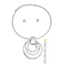 Pendant Silver Heavy-Weight Circular Necklace