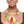Bib Necklace Rainbow Wood Metal Set for Women