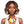 Collar Bold Multicolor Wood Gold Armor Necklace