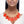 Necklace Tribal Red Wood Fringe for Women