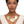 Collar Gold Curved Plate Aurbo Chain Necklace Set